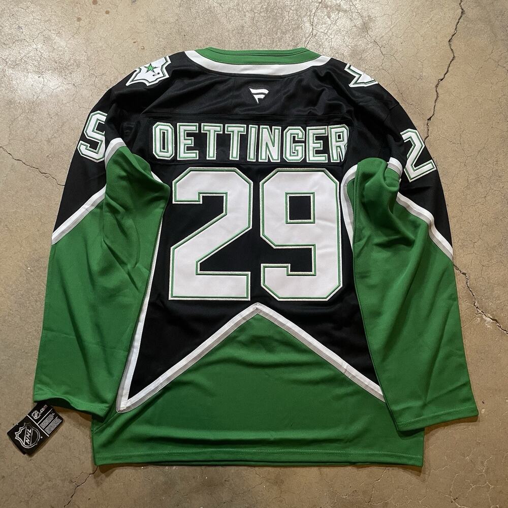 Dallas Stars Jake Oettinger Alternate ‘99 Fanatics Hockey Jersey Size 54 XL